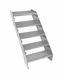 Verstellbare Fünfteilige Verzinkter Stahl Treppe – 600mm breit