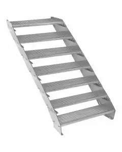 Verstellbare Siebenteilige Verzinkter Stahl Treppe – 900mm breit